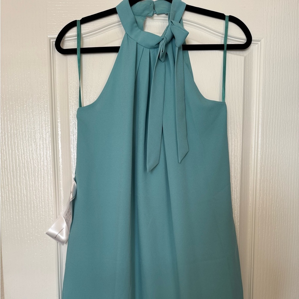 Teal Halter Dress
